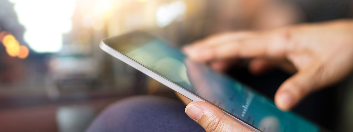 E-Paper beim MCOW - Abbildung Tablet
