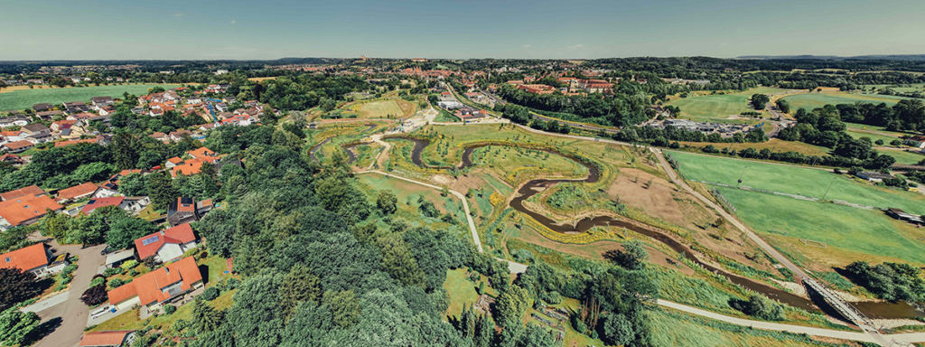 Drohnenaufnahme der LGS 2026 in Ellwangen