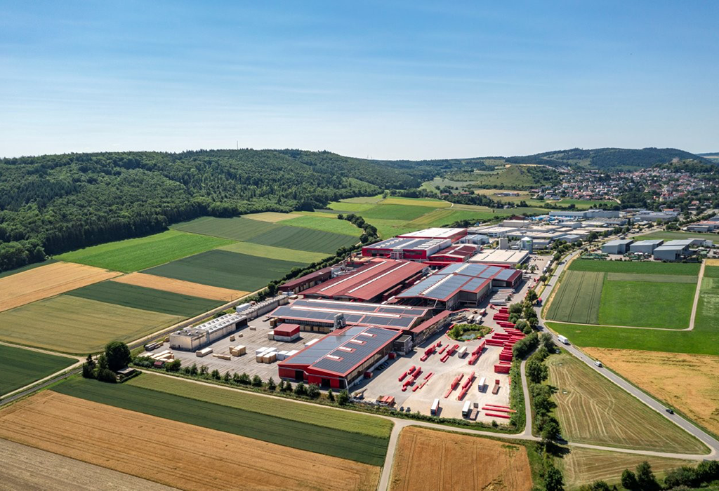 Drohnenaufnahme Ladenburger Holzwerke Bopfingen