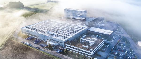 Hauff-Technik Luftaufnahme Gebäude Heidenheim