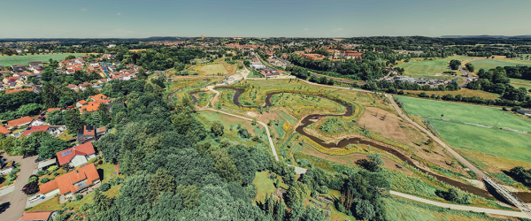 Drohnenaufnahme der LGS 2026 in Ellwangen